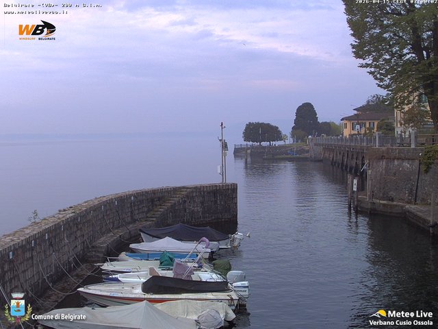 time-lapse frame, Belgirate sud est webcam