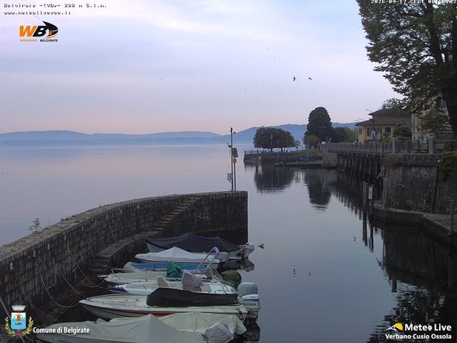 time-lapse frame, Belgirate sud est webcam