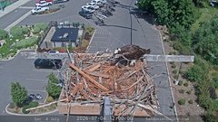 view from Sandpoint Online - Osprey Nest Time-lapse on 2026-07-04