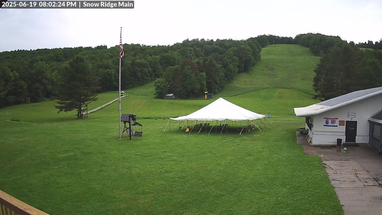 time-lapse frame, Snow Ridge Ski Hill webcam