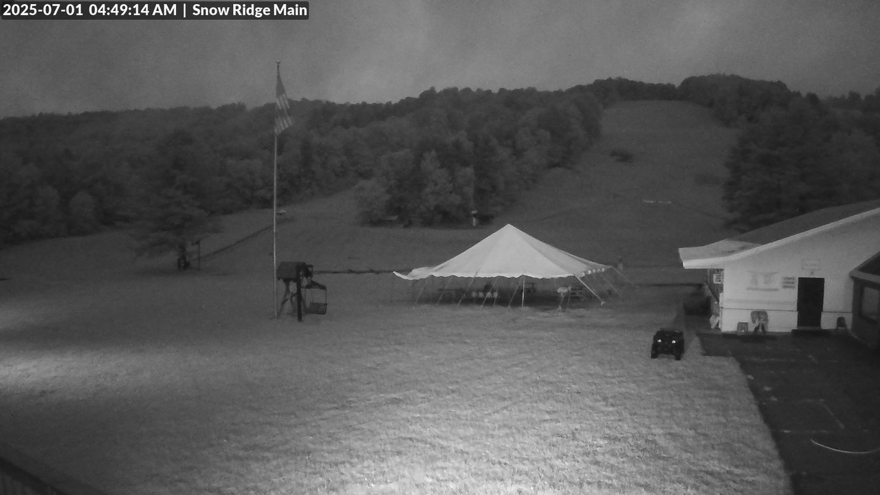 time-lapse frame, Snow Ridge Ski Hill webcam