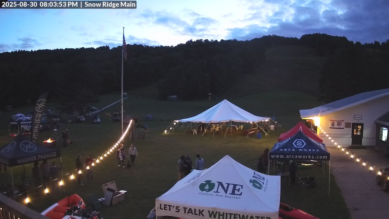 time-lapse frame, Snow Ridge Ski Hill webcam