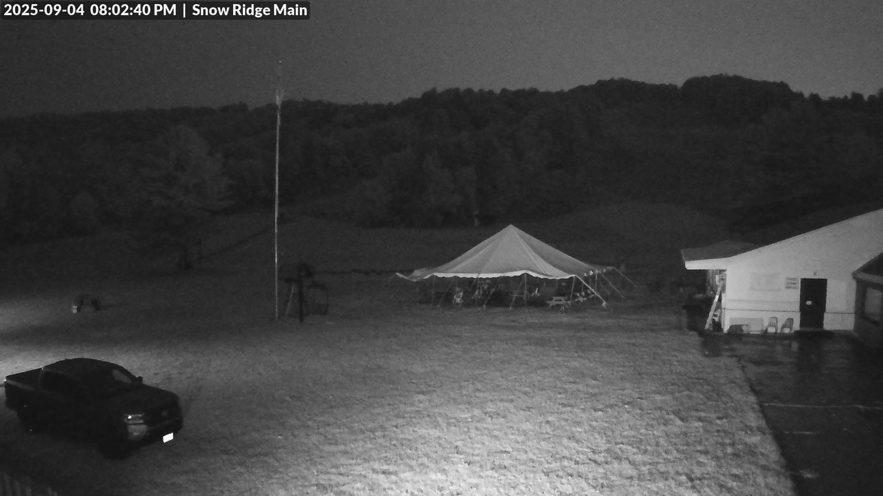 time-lapse frame, Snow Ridge Ski Hill webcam