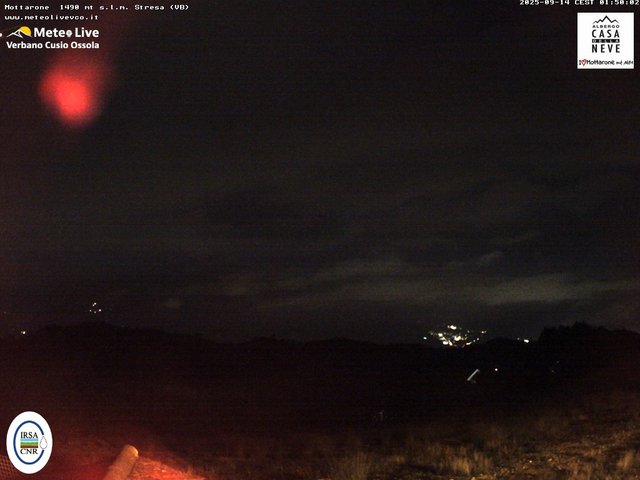 time-lapse frame, Mottarone nord webcam