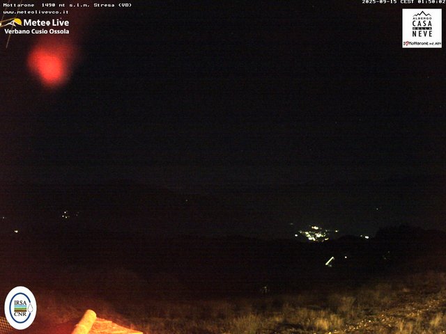 time-lapse frame, Mottarone nord webcam