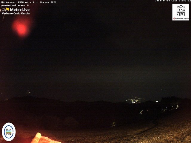 time-lapse frame, Mottarone nord webcam