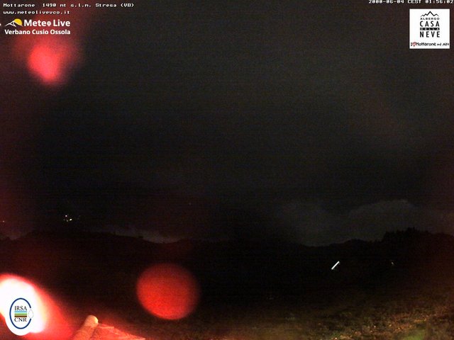 time-lapse frame, Mottarone nord webcam