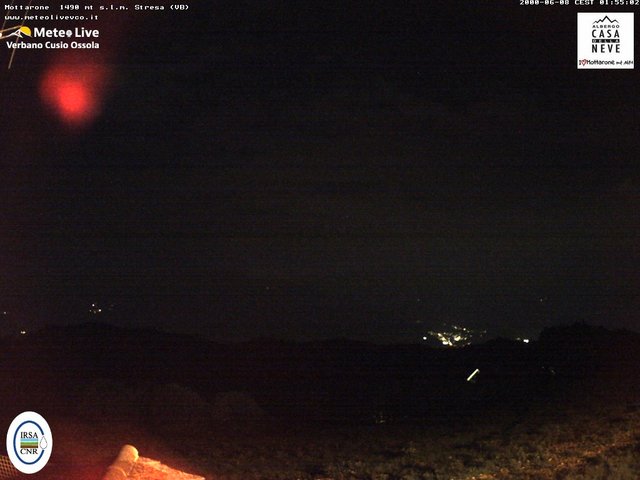 time-lapse frame, Mottarone nord webcam