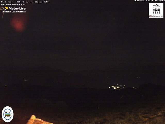 time-lapse frame, Mottarone nord webcam