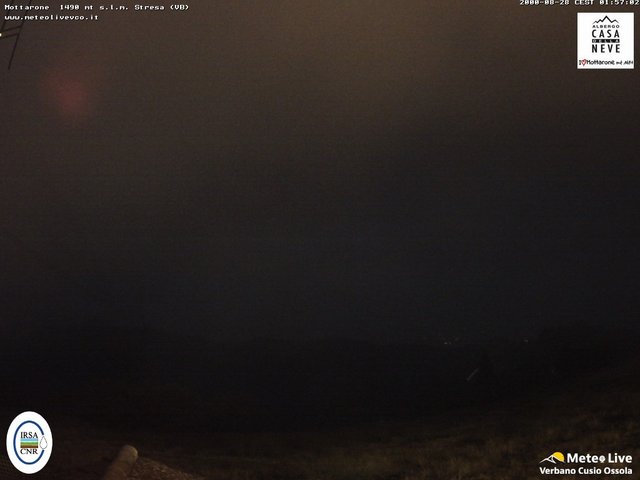 time-lapse frame, Mottarone nord webcam