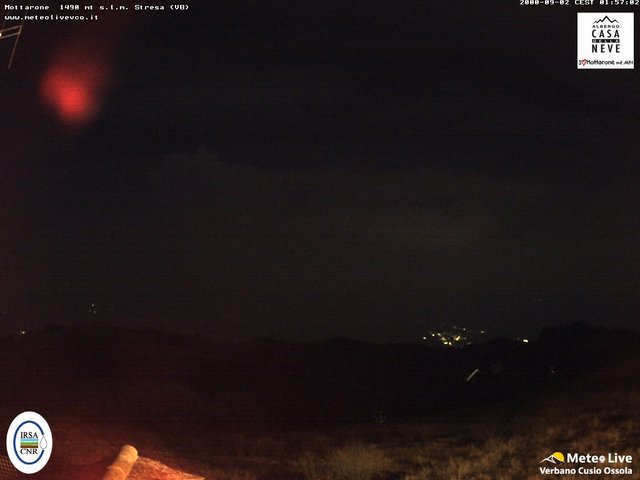 time-lapse frame, Mottarone nord webcam