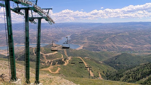 view from Deer Valley Revelator Express on 2026-08-17
