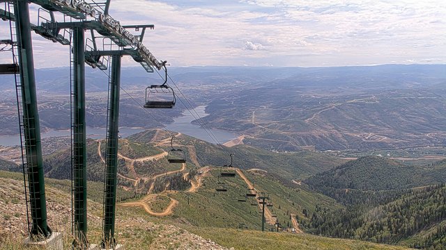 view from Deer Valley Revelator Express on 2026-08-31