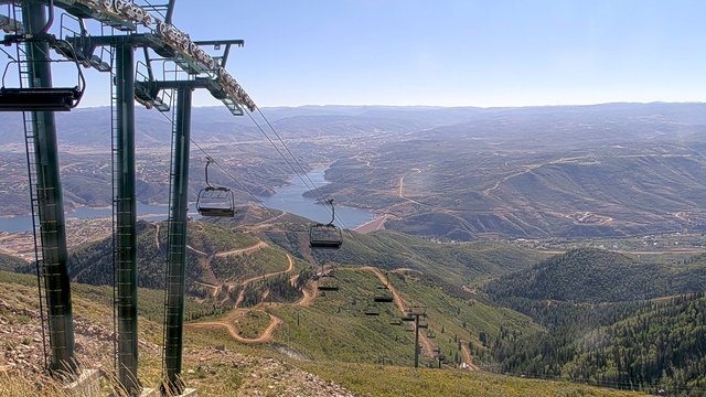 time-lapse frame, Deer Valley Revelator Express webcam
