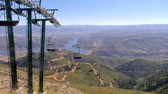view from Deer Valley Revelator Express on 2026-09-04