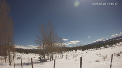 view from Never Summer Cam on 2026-03-07