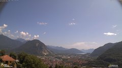 view from Gravellona Toce panoramica on 2025-07-04