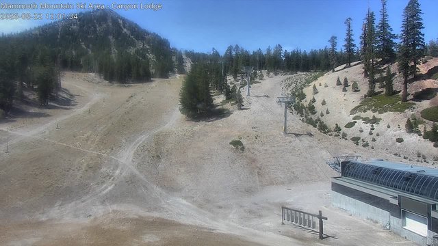 view from Mammoth Canyon Lodge on 2026-08-22