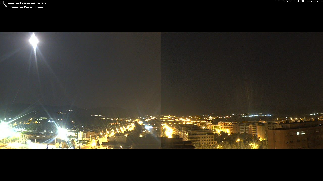 time-lapse frame, LOGROÑO SUR Iregua webcam