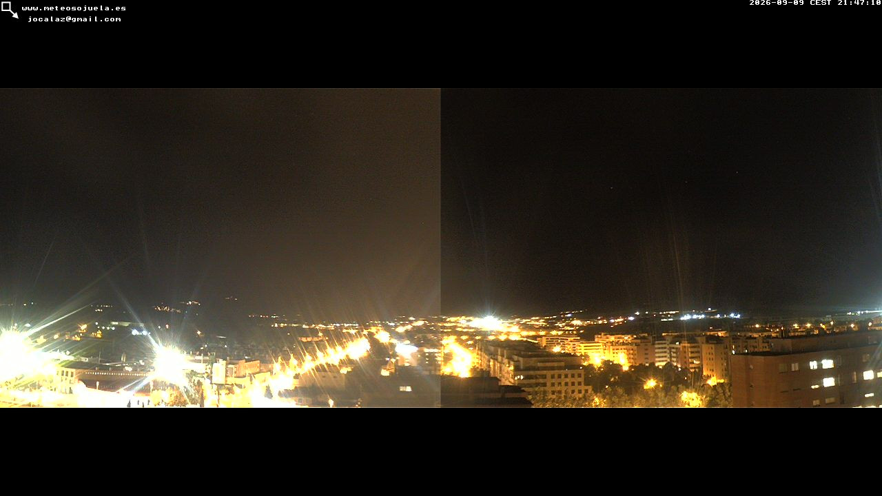 time-lapse frame, LOGROÑO SUR Iregua webcam