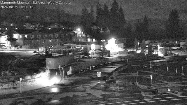 time-lapse frame, Mammoth Main Lodge Woolly webcam