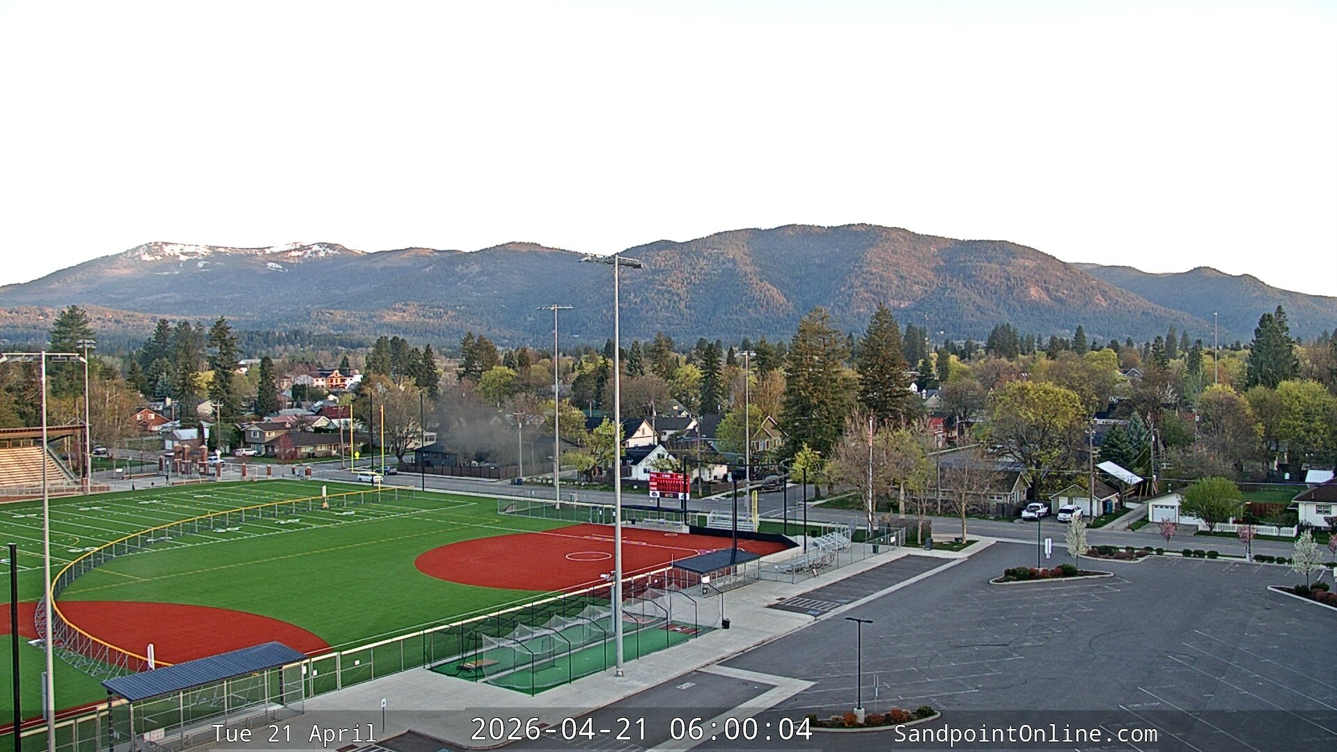 time-lapse frame, Sandpoint Online - Schweitzer Mountain webcam