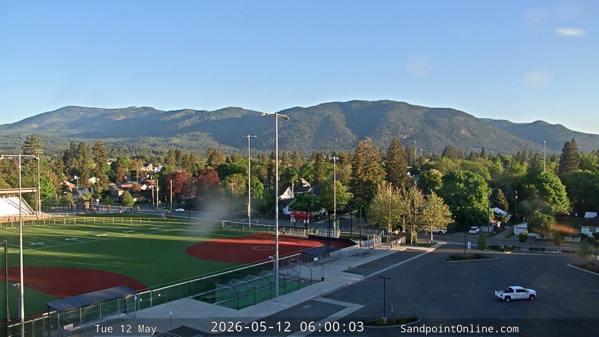 time-lapse frame, Sandpoint Online - Schweitzer Mountain webcam