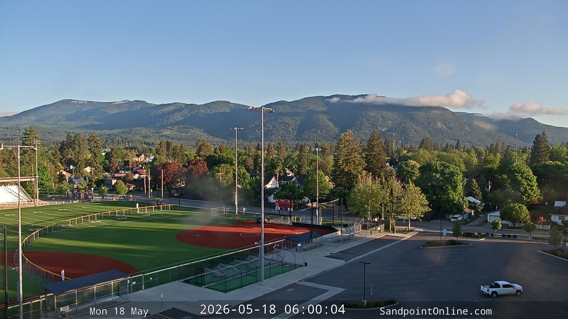 time-lapse frame, Sandpoint Online - Schweitzer Mountain webcam