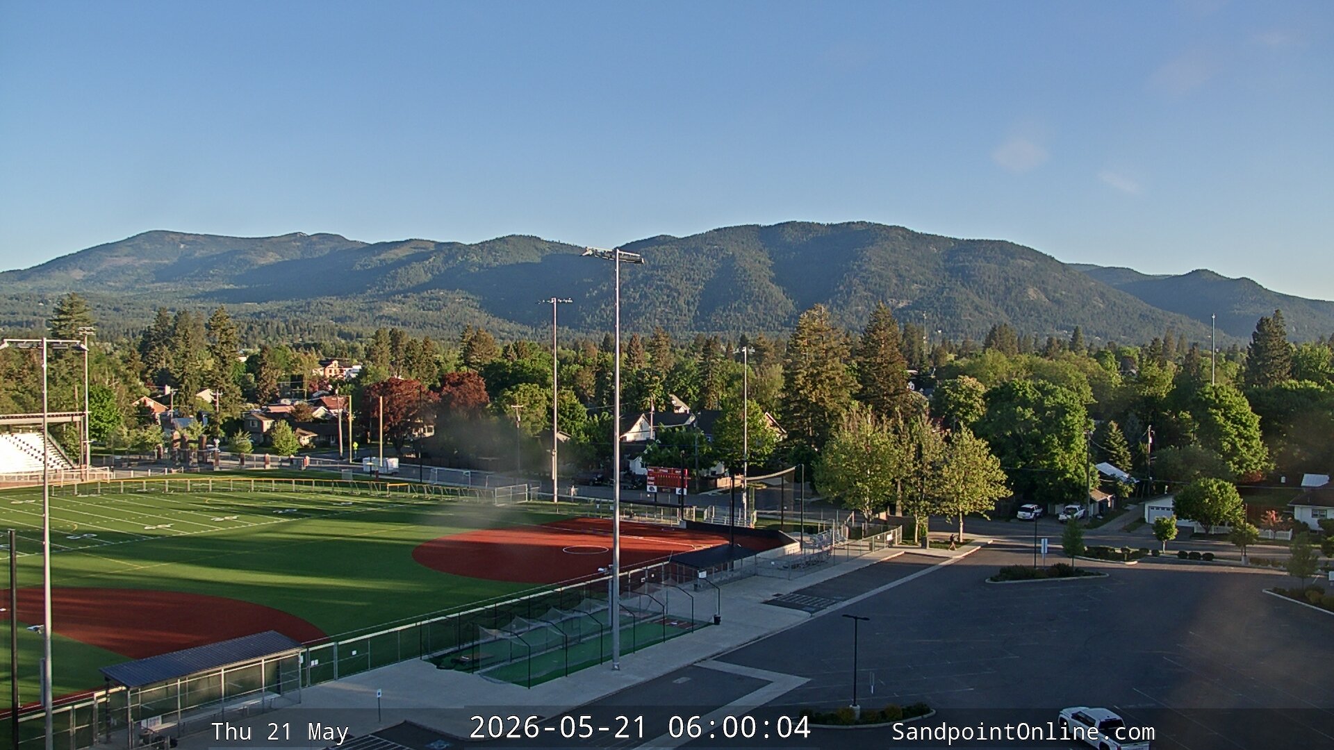 time-lapse frame, Sandpoint Online - Schweitzer Mountain webcam