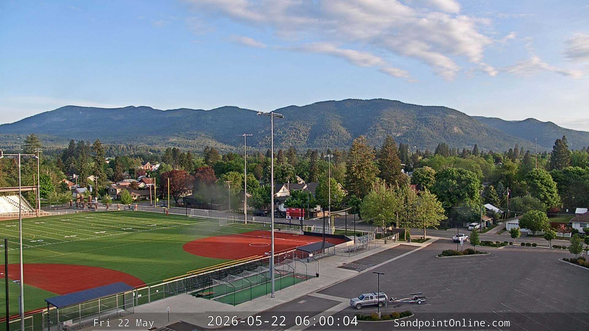 time-lapse frame, Sandpoint Online - Schweitzer Mountain webcam