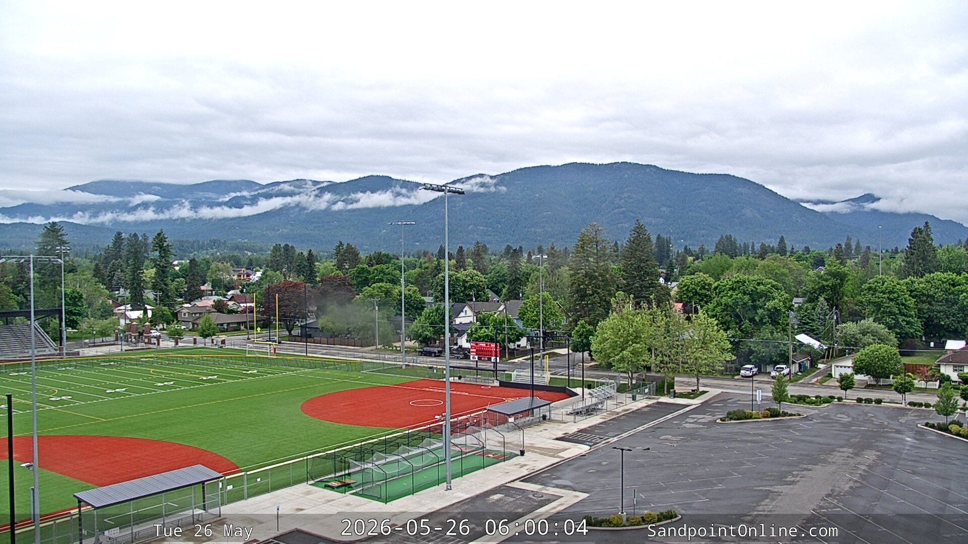time-lapse frame, Sandpoint Online - Schweitzer Mountain webcam