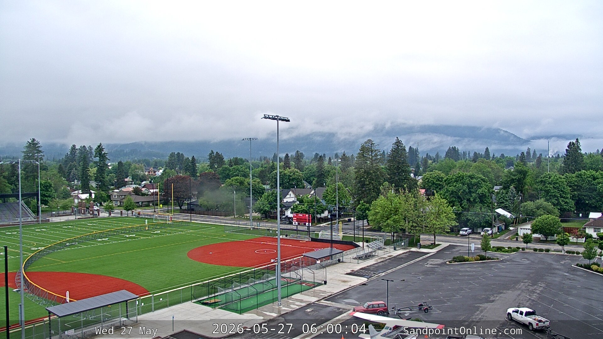 time-lapse frame, Sandpoint Online - Schweitzer Mountain webcam