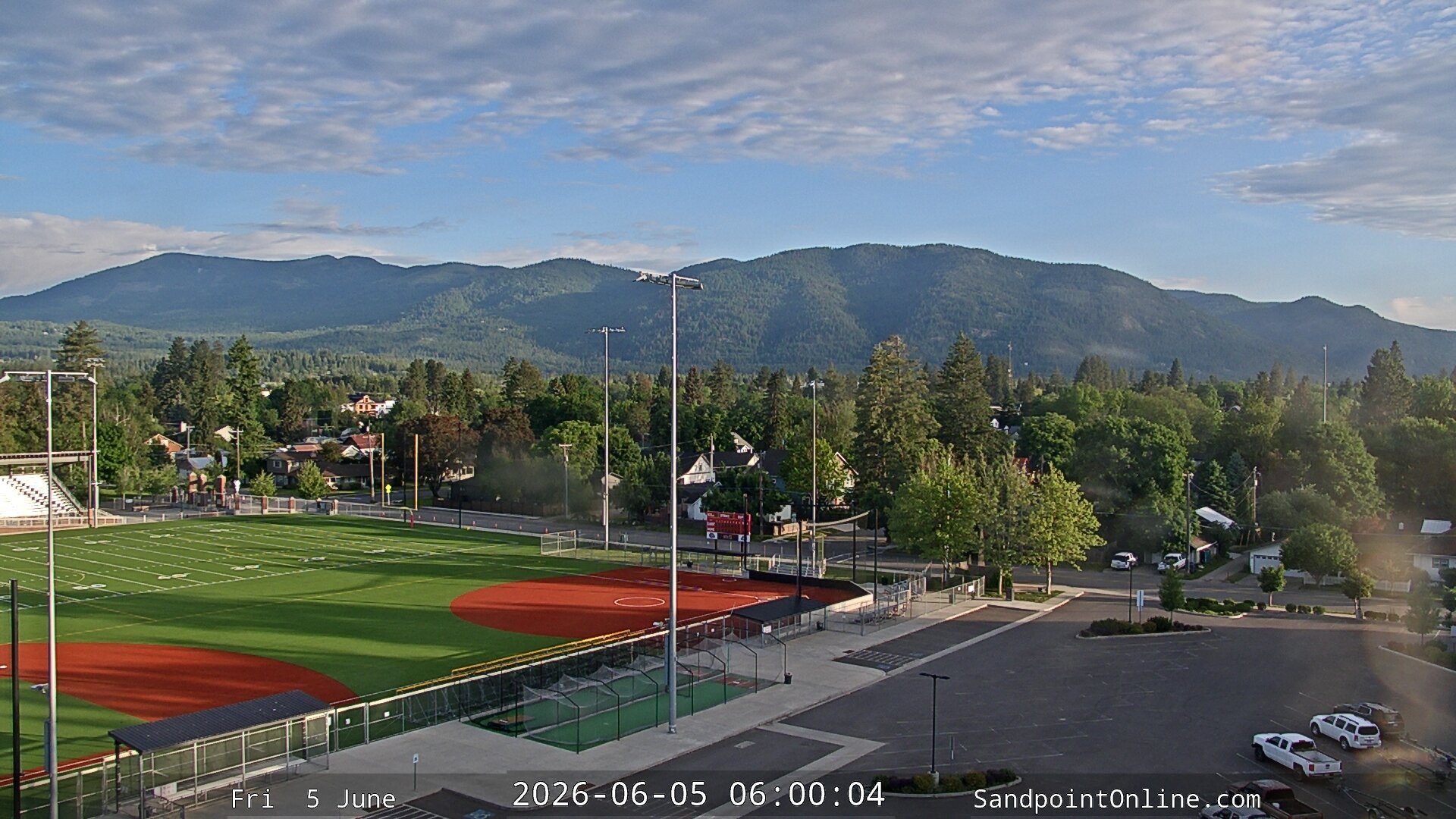 time-lapse frame, Sandpoint Online - Schweitzer Mountain webcam