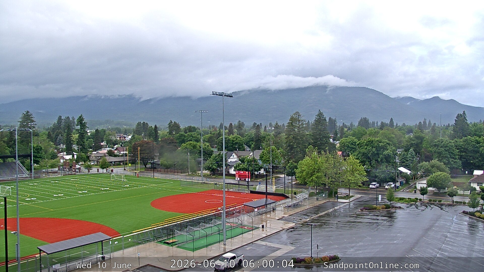 time-lapse frame, Sandpoint Online - Schweitzer Mountain webcam