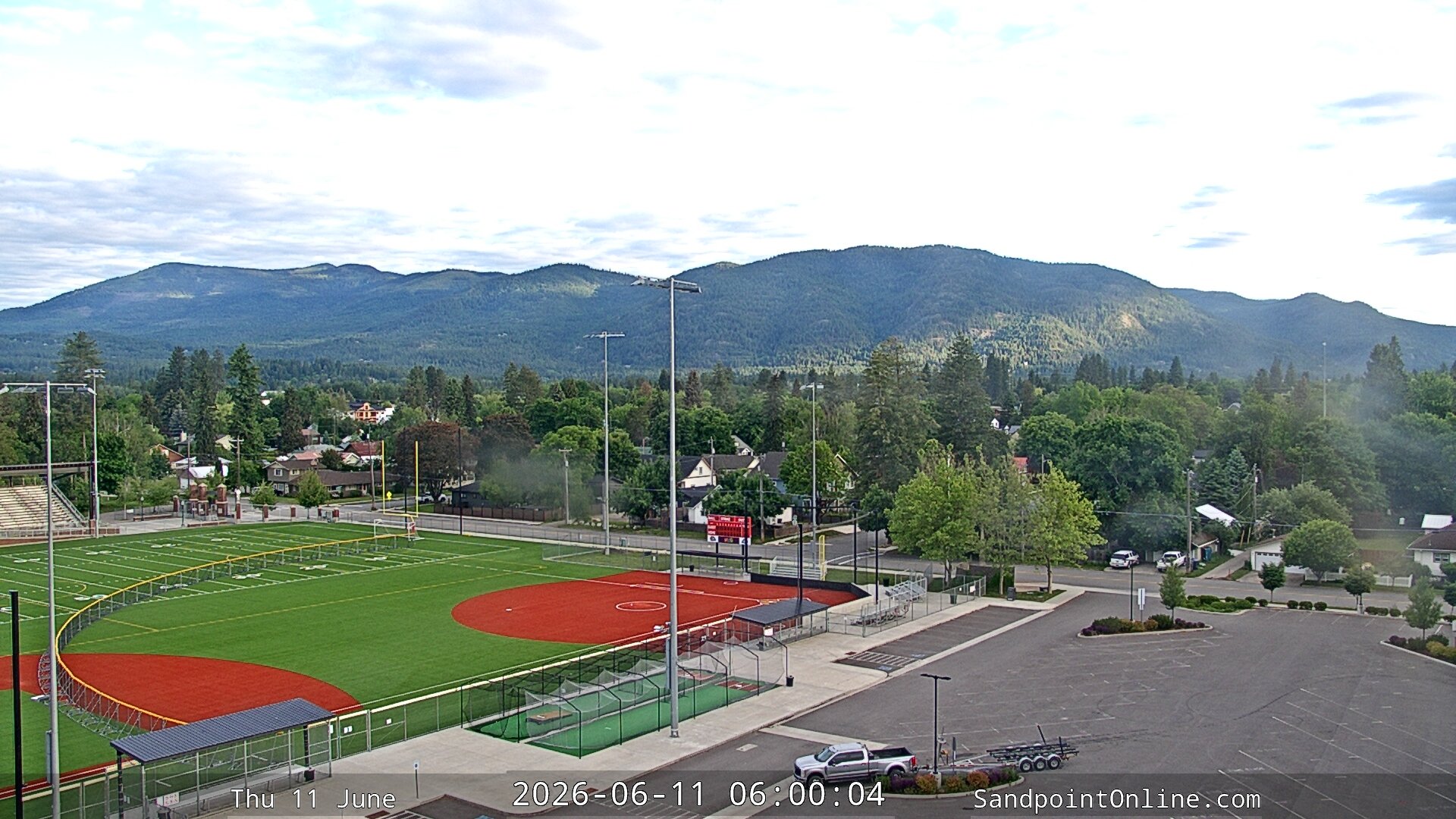 time-lapse frame, Sandpoint Online - Schweitzer Mountain webcam
