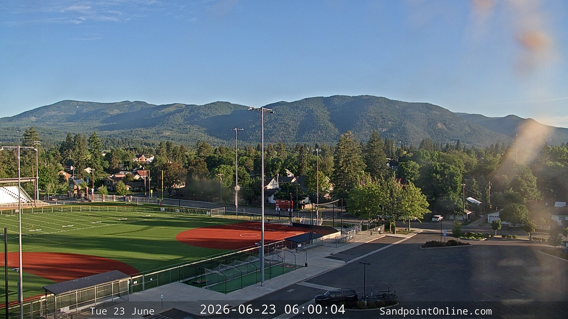 time-lapse frame, Sandpoint Online - Schweitzer Mountain webcam