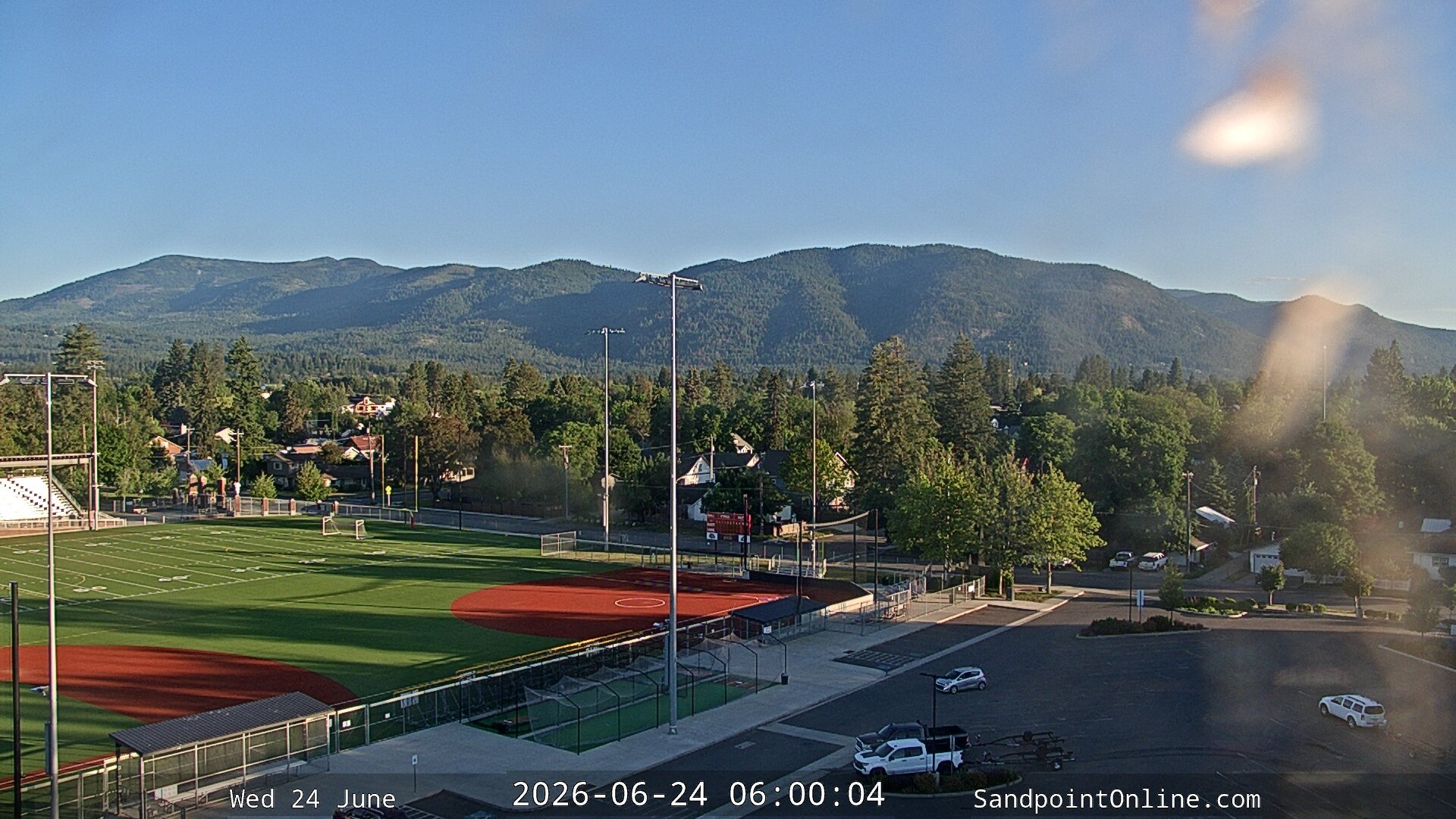 time-lapse frame, Sandpoint Online - Schweitzer Mountain webcam