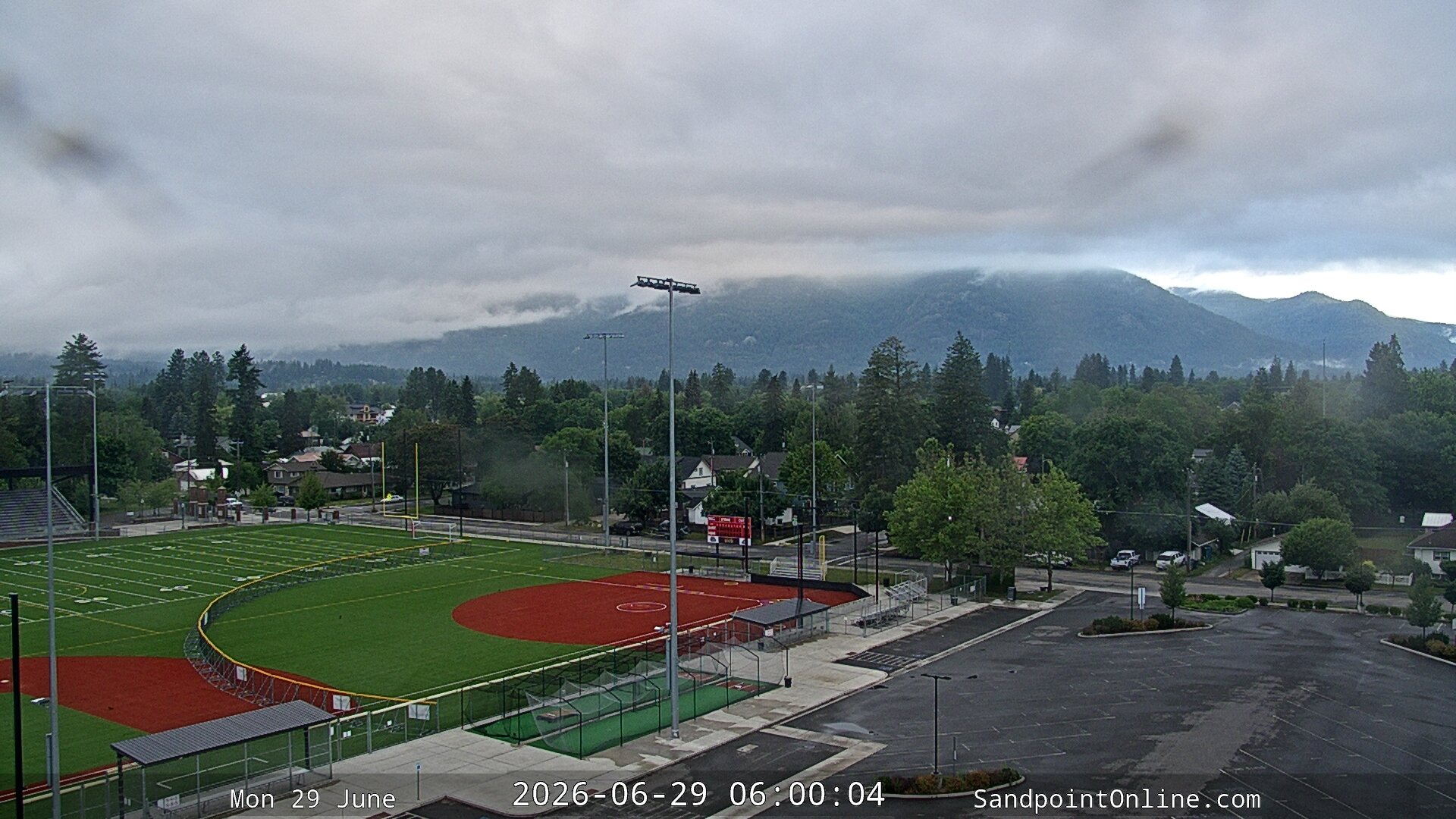 time-lapse frame, Sandpoint Online - Schweitzer Mountain webcam
