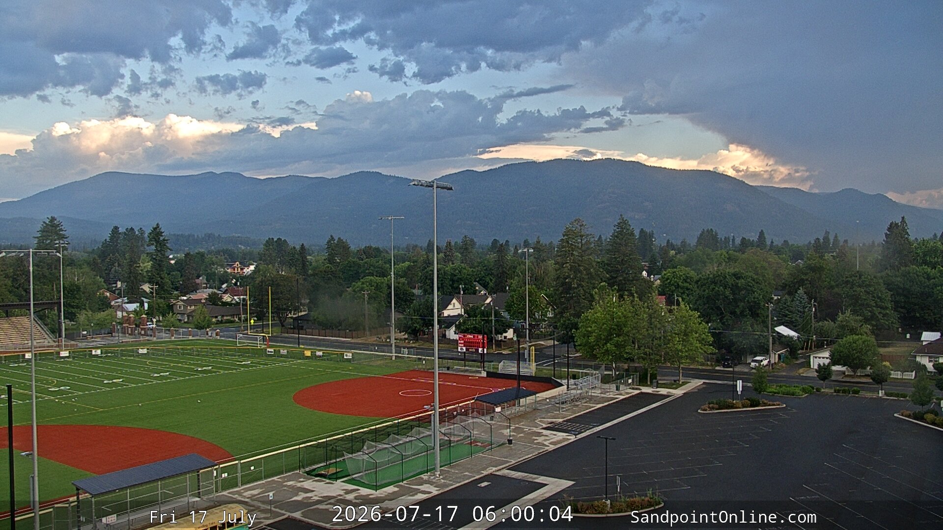 time-lapse frame, Sandpoint Online - Schweitzer Mountain webcam