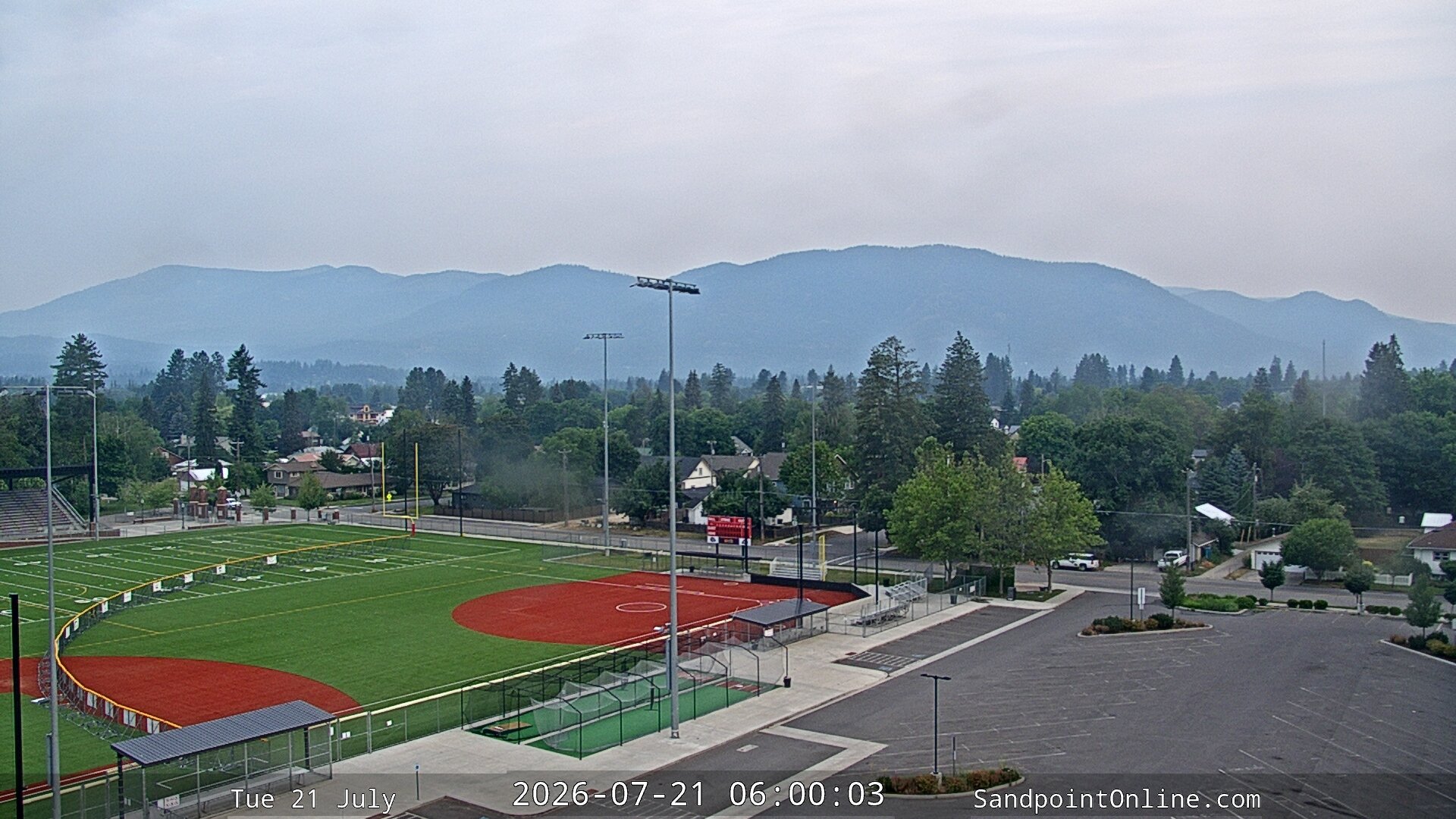 time-lapse frame, Sandpoint Online - Schweitzer Mountain webcam