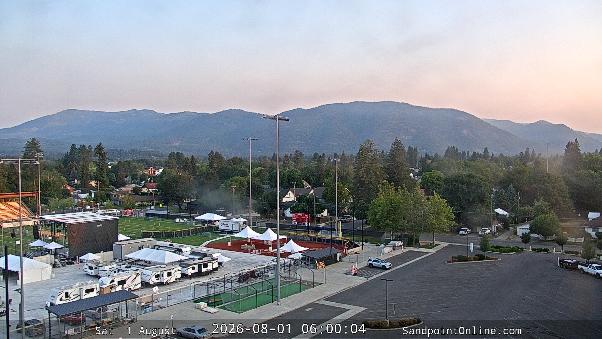 time-lapse frame, Sandpoint Online - Schweitzer Mountain webcam