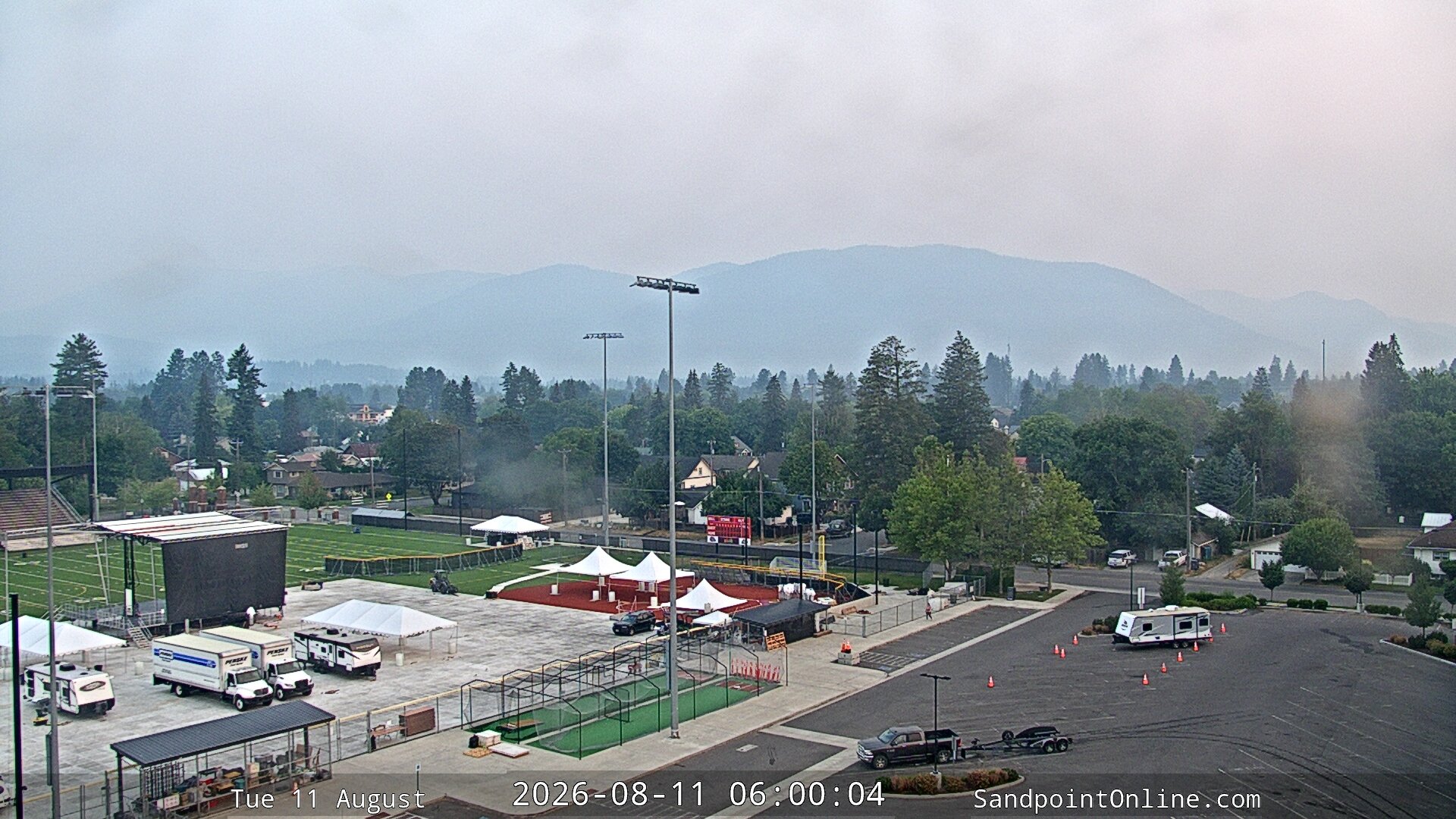 time-lapse frame, Sandpoint Online - Schweitzer Mountain webcam