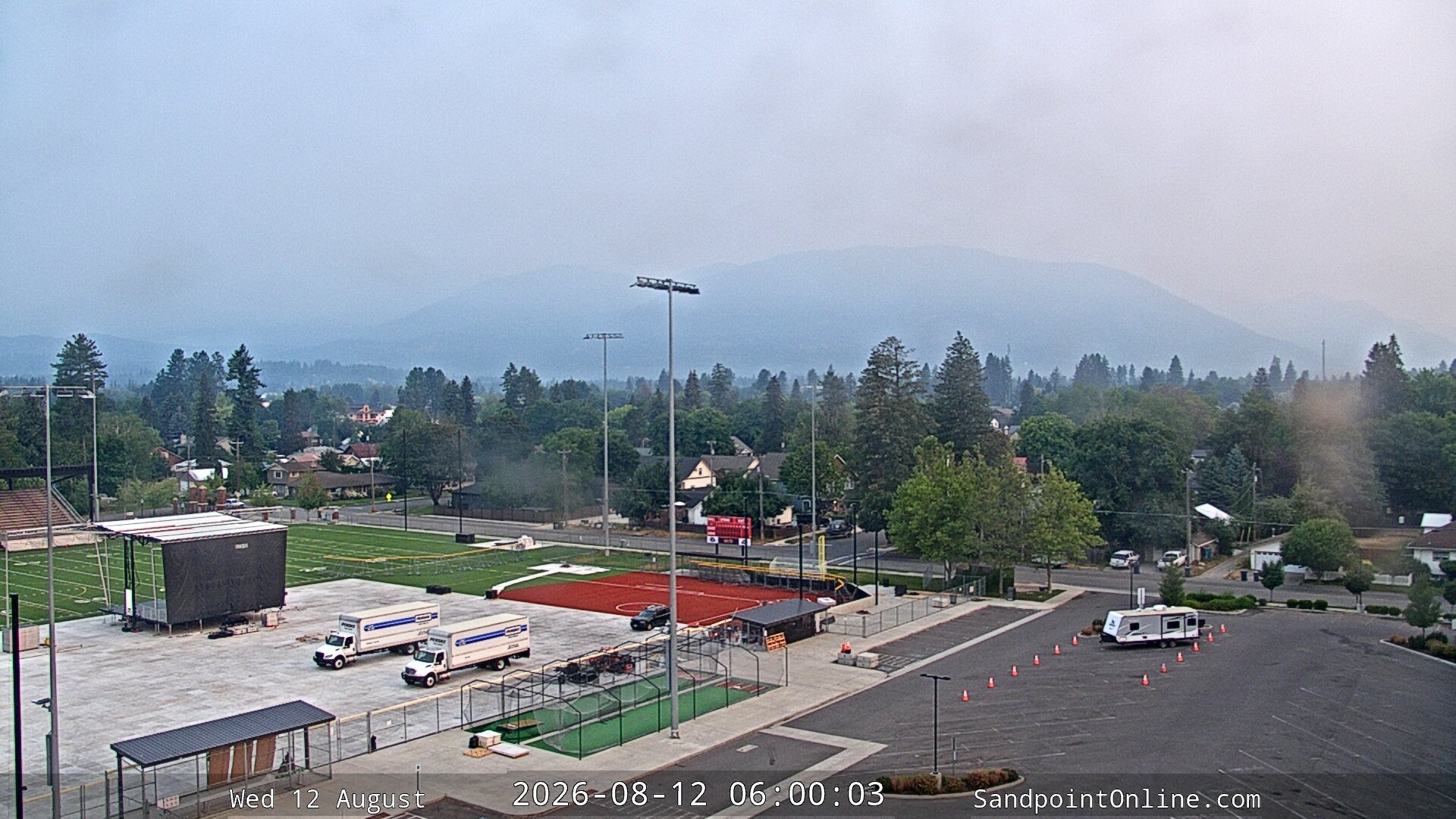 time-lapse frame, Sandpoint Online - Schweitzer Mountain webcam