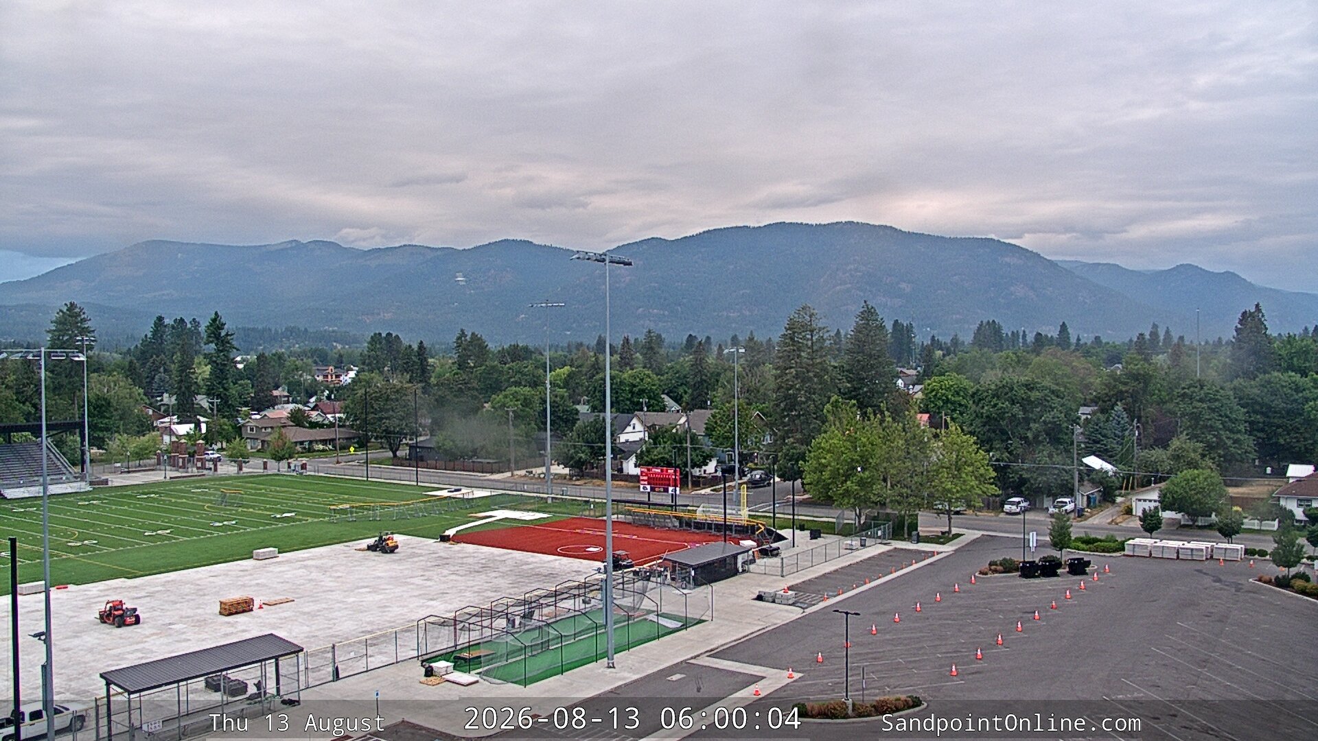 time-lapse frame, Sandpoint Online - Schweitzer Mountain webcam