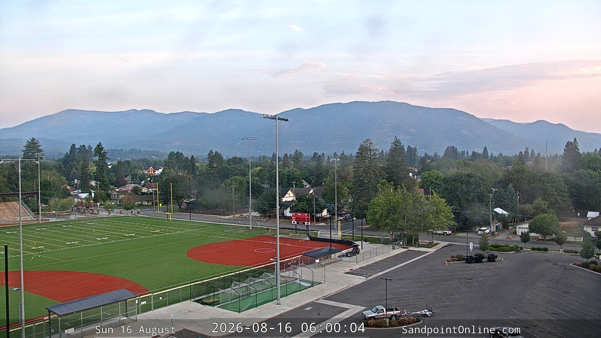 time-lapse frame, Sandpoint Online - Schweitzer Mountain webcam