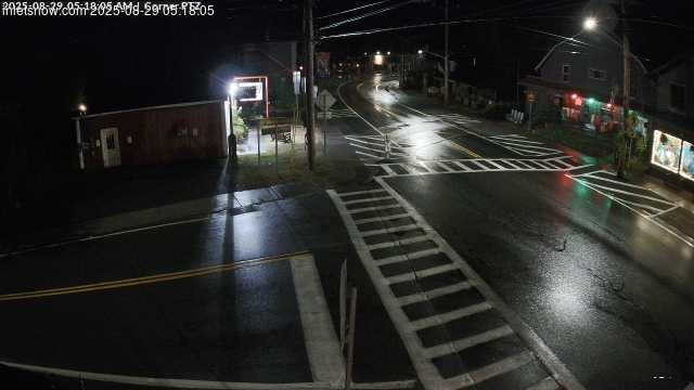 time-lapse frame, Downtown Inlet, NY webcam