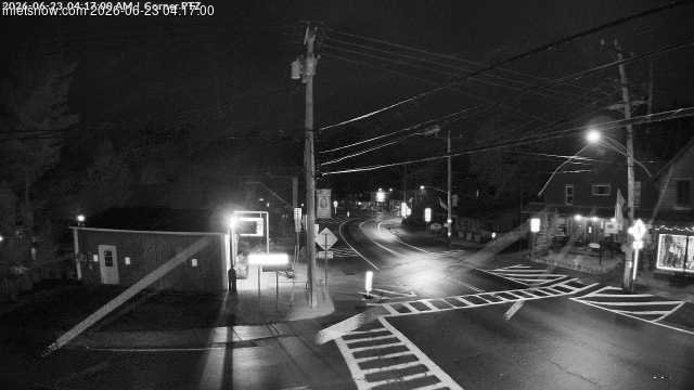 time-lapse frame, Downtown Inlet, NY webcam