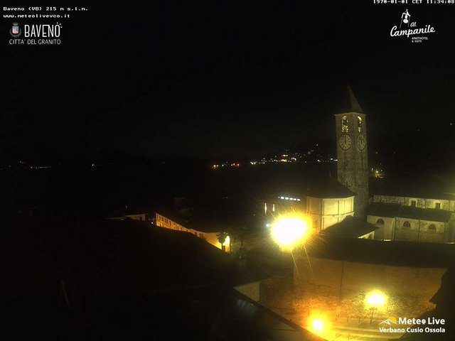 time-lapse frame, Baveno webcam