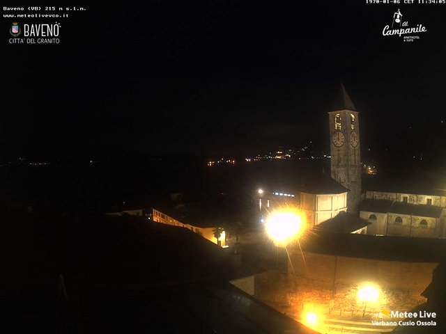 time-lapse frame, Baveno webcam