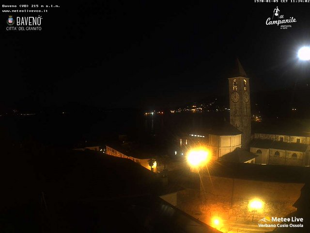 time-lapse frame, Baveno webcam